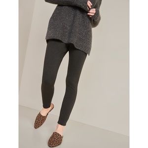 Old Navy High-Waisted Stevie Ponte-Knit Pants Heather Gray XL